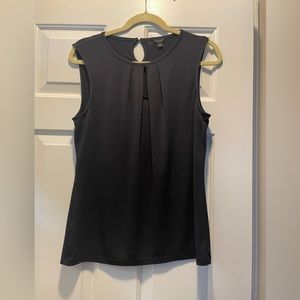 Navy Ann Taylor Sleeveless Shell - Size L